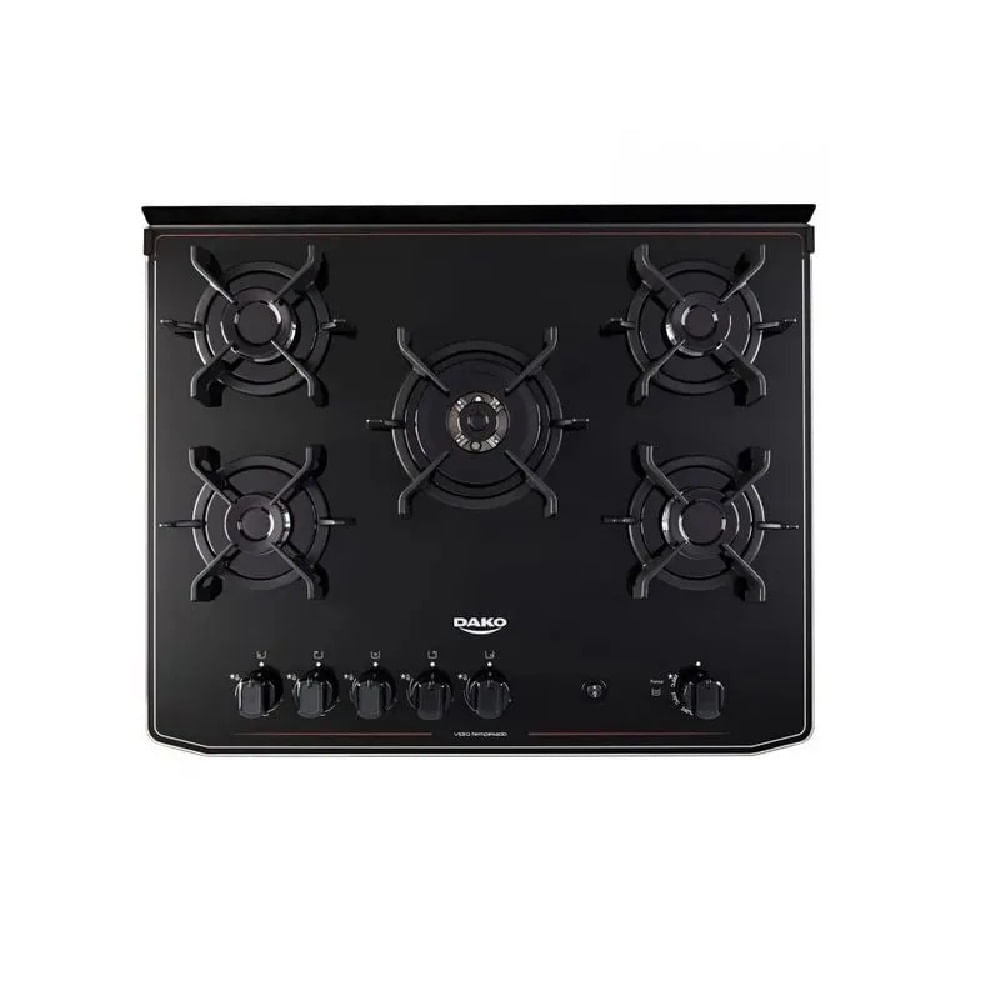 Fogão de Piso Dako 5 Bocas Magister com Mesa de Vidro Preto – Bivolt - Image 5