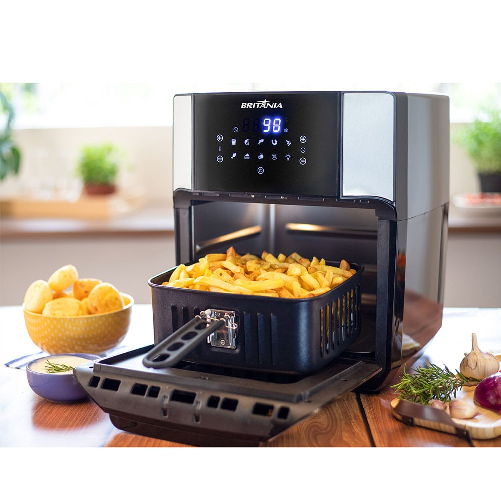 Fritadeira Britânia 12 Litros Air Fry Oven Preta BFR2100P - 127 Volts - Image 24