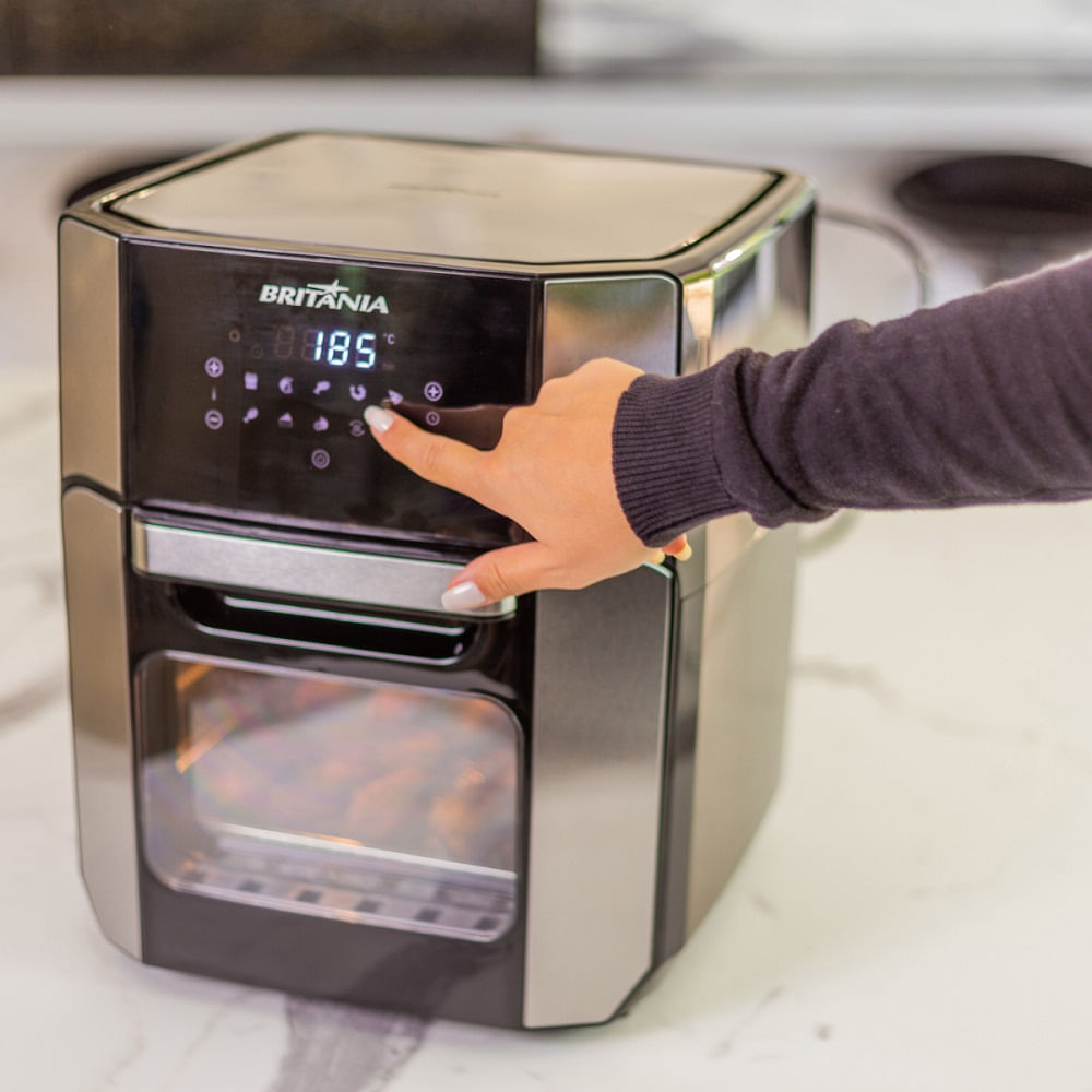 Fritadeira Britânia 12 Litros Air Fry Oven Preta BFR2100P - 127 Volts - Image 11