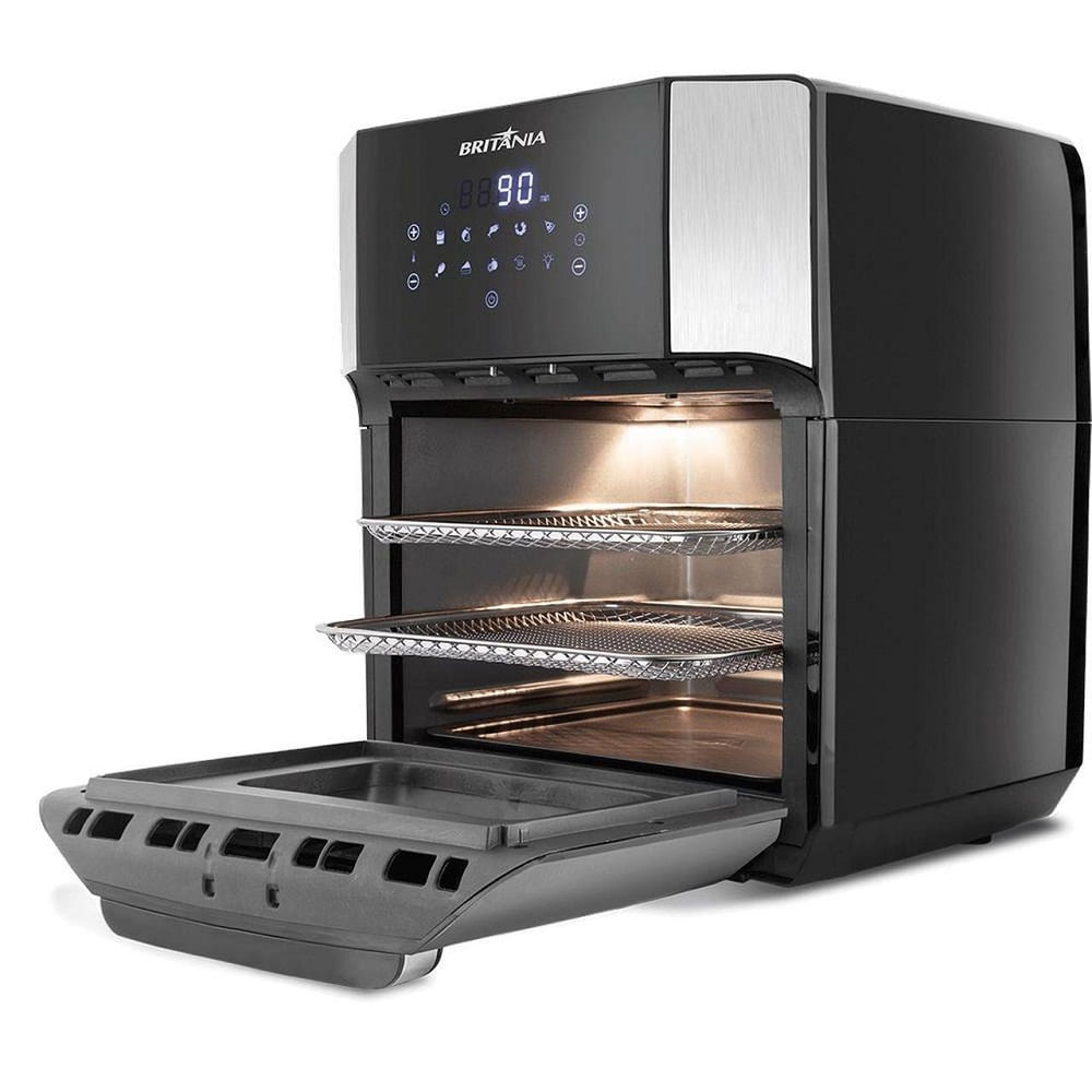 Fritadeira Britânia 12 Litros Air Fry Oven Preta BFR2100P - 127 Volts - Image 3