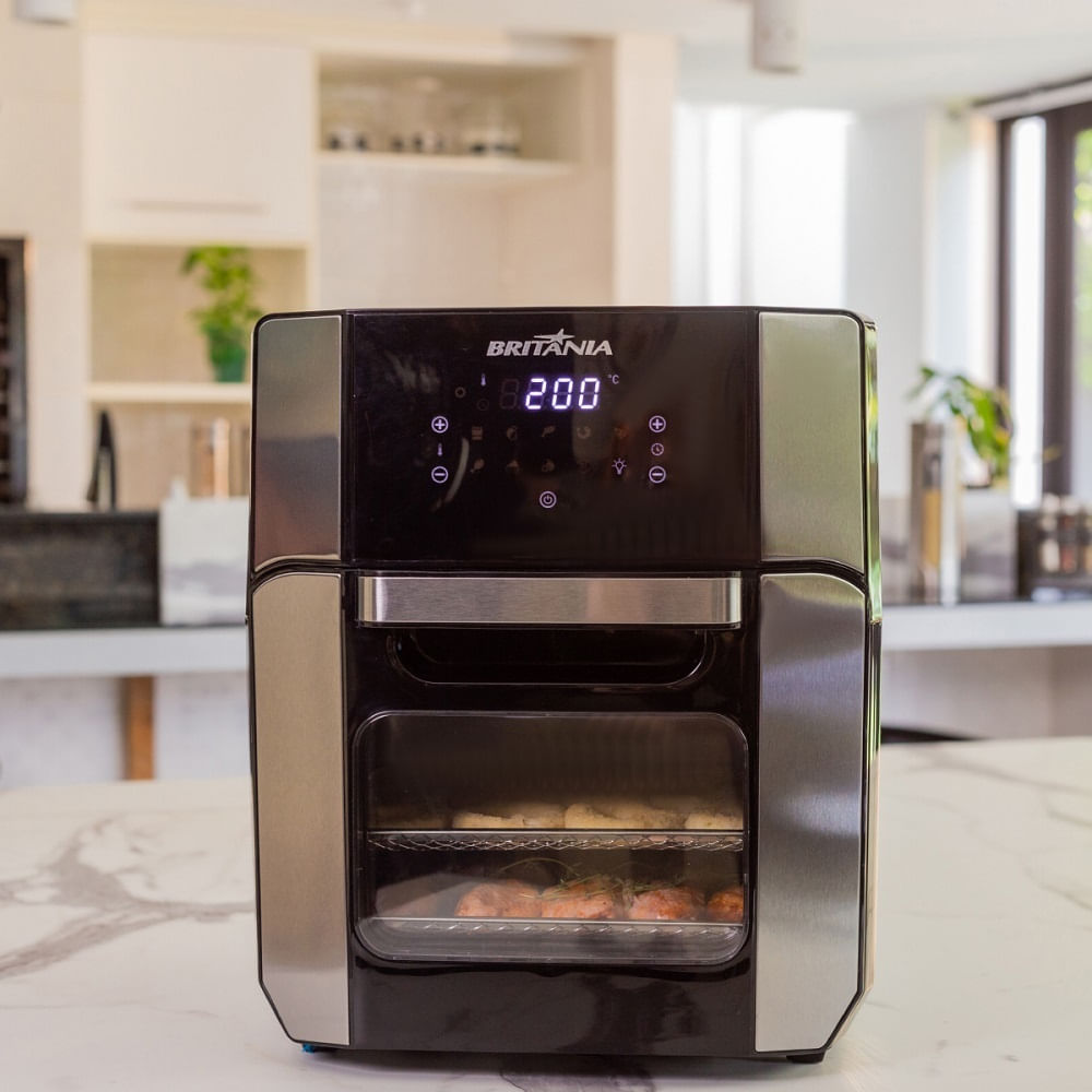 Fritadeira Britânia 12 Litros Air Fry Oven Preta BFR2100P - 127 Volts - Image 8