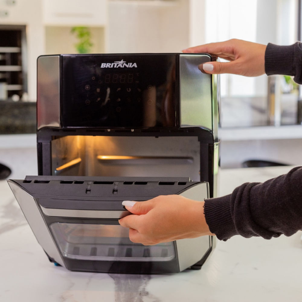 Fritadeira Britânia 12 Litros Air Fry Oven Preta BFR2100P - 127 Volts - Image 15
