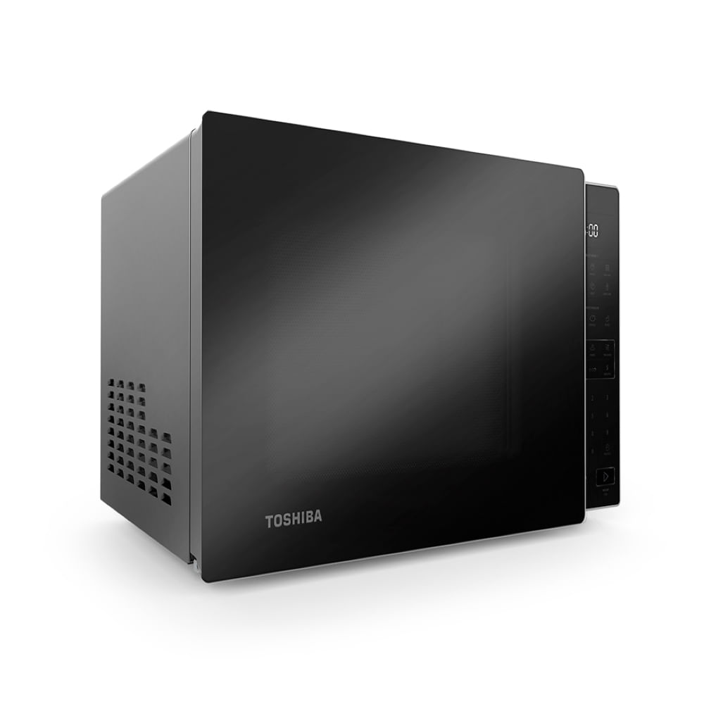 Micro-ondas Toshiba 27 Litros SmartPlate Cinza com Porta Espelhada - 220 Volts - Image 3