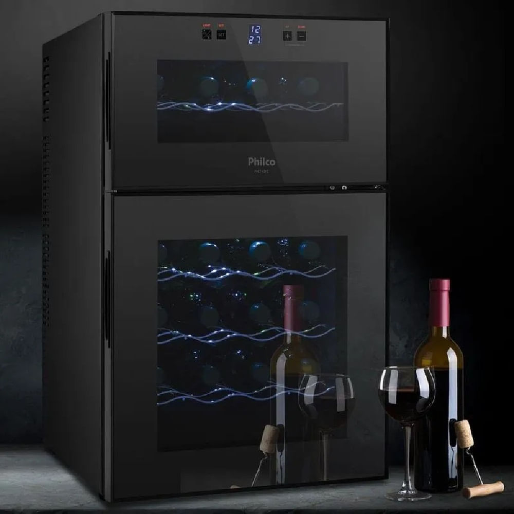 Adega Philco 24 Garrafas Preta PH24 - 220 Volts - Image 7