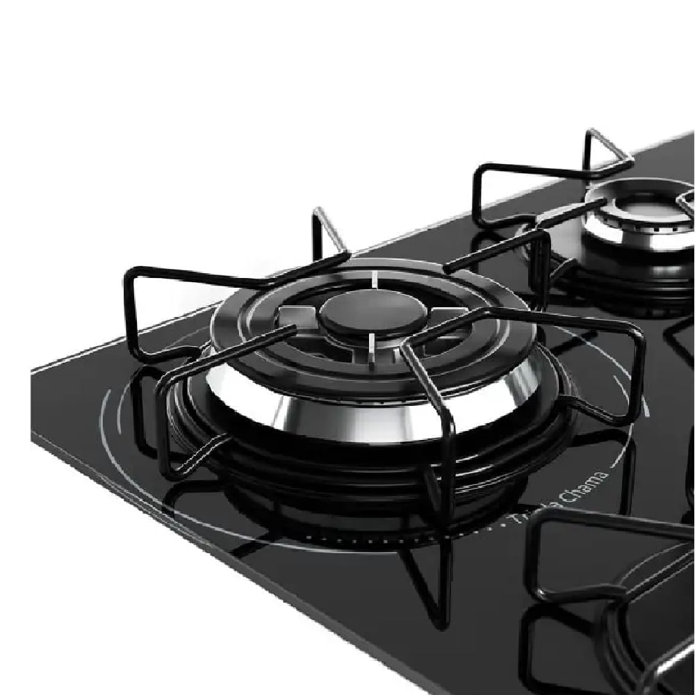 Cooktop a Gás Mueller 4 Bocas Tripla Chama Preto MCG134BG1 – Bivolt - Image 4