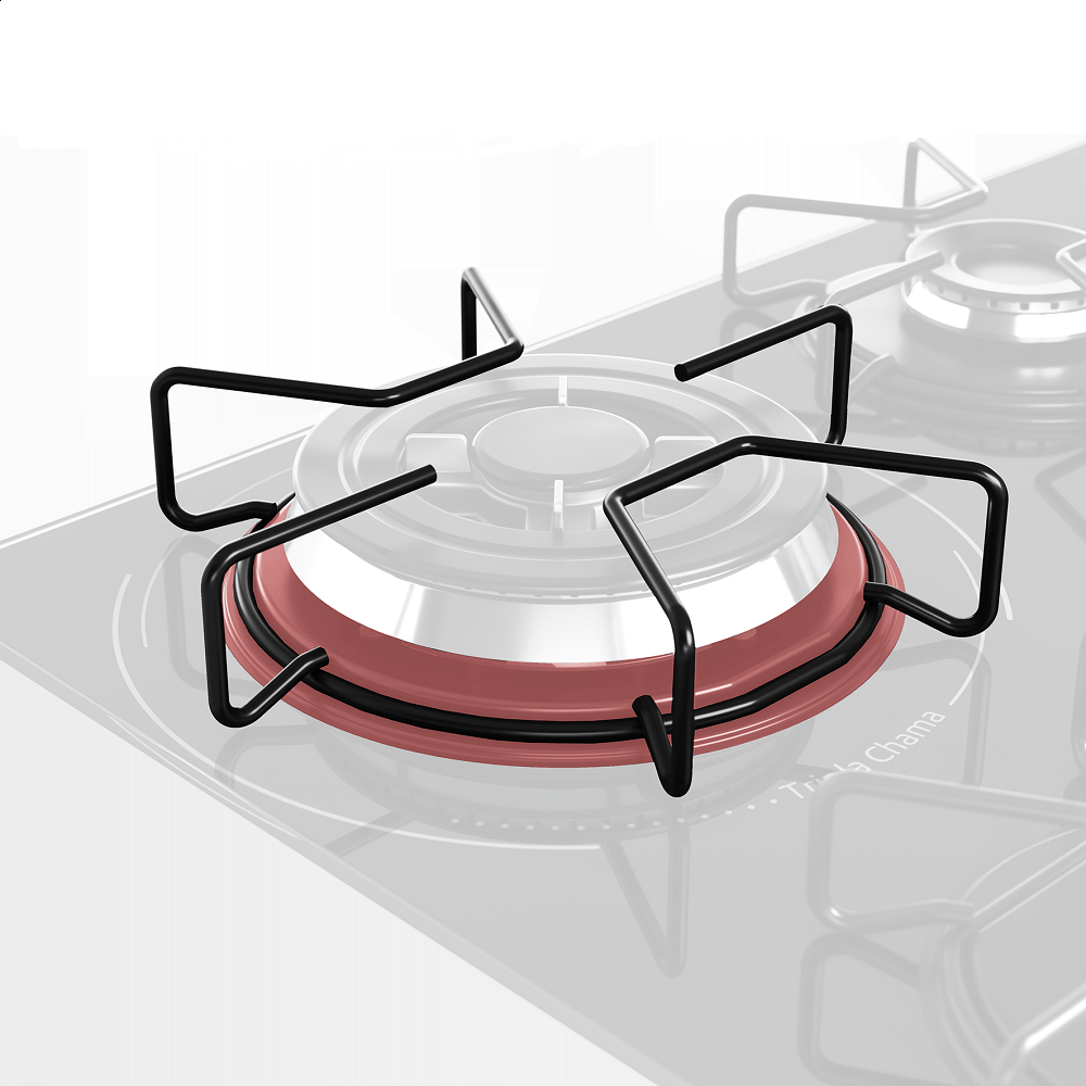 Cooktop a Gás Mueller 4 Bocas Tripla Chama Preto MCG134BG1 – Bivolt - Image 8