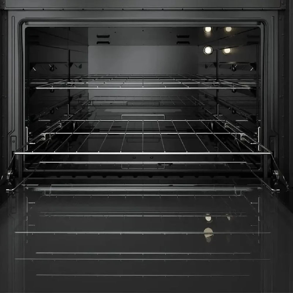 Fogão de Piso Mueller 5 Bocas Decorato Vetro Preto Fosco - Bivolt - Image 7