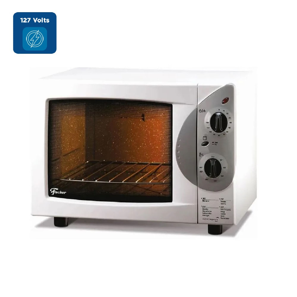 Forno Elétrico Fischer 44 Litros Grill Branco – 127 Volts - Image 2