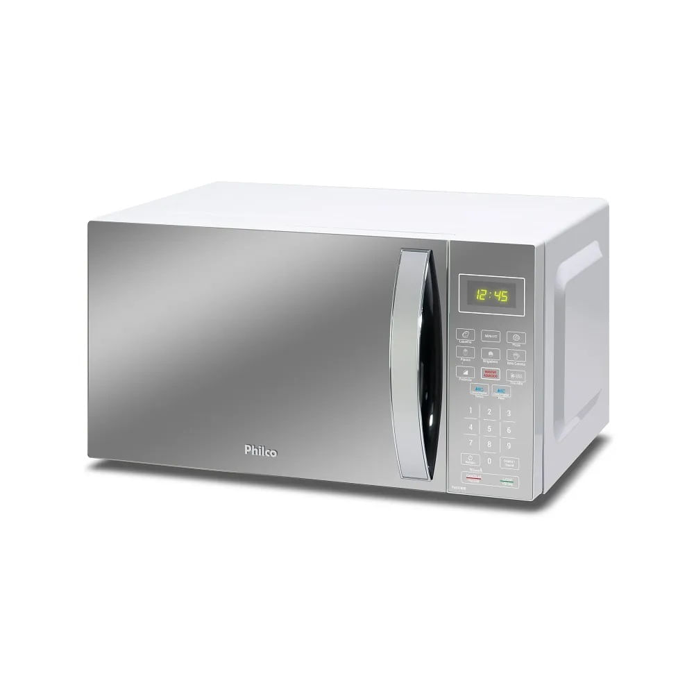 Micro-ondas Philco 28 Litros com Revestimento Limpa Fácil Espelhado Branco PMO28EB – 220 Volts - Image 8