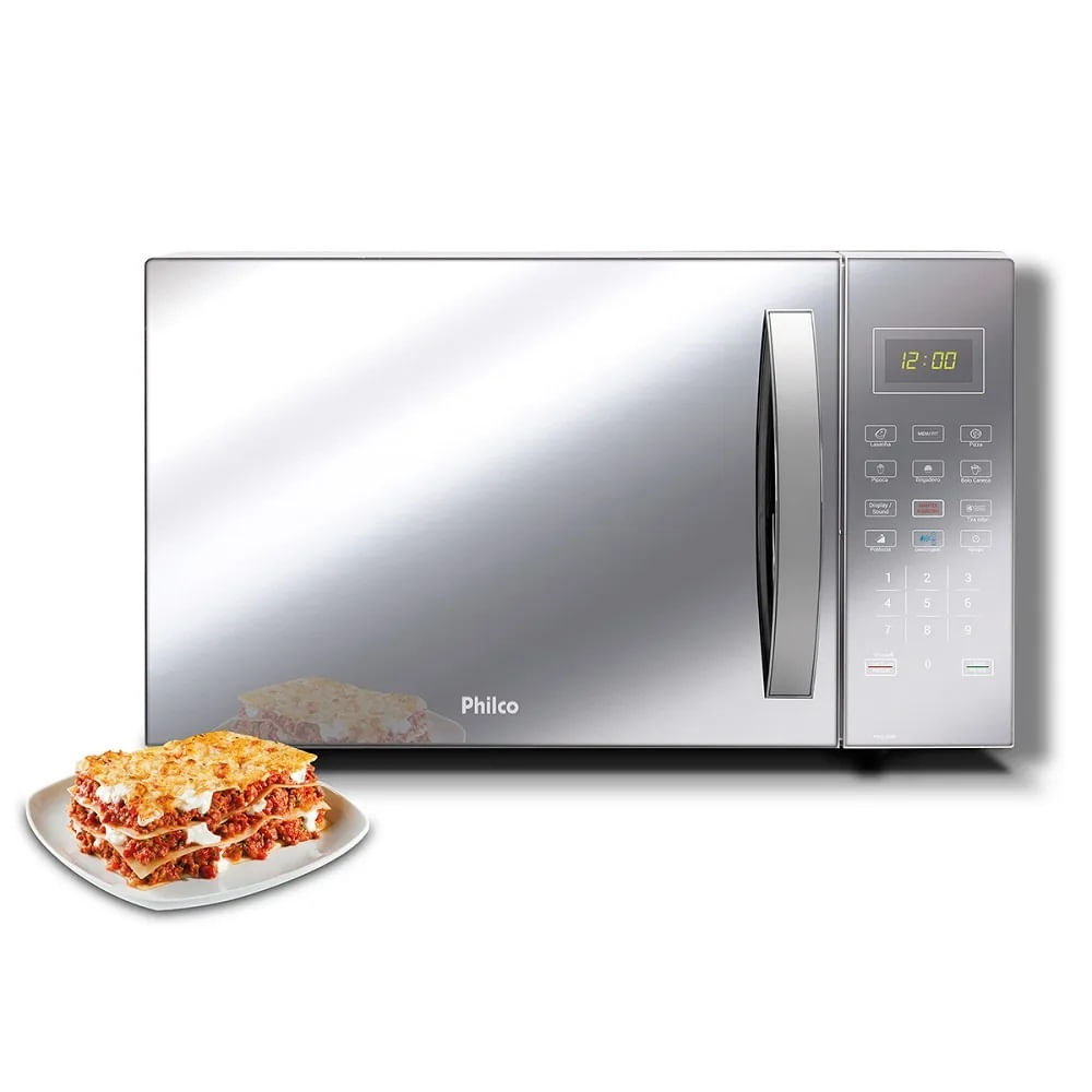 Micro-ondas Philco 34 Litros Espelhado Branco PMO34EB – 220 Volts - Image 8