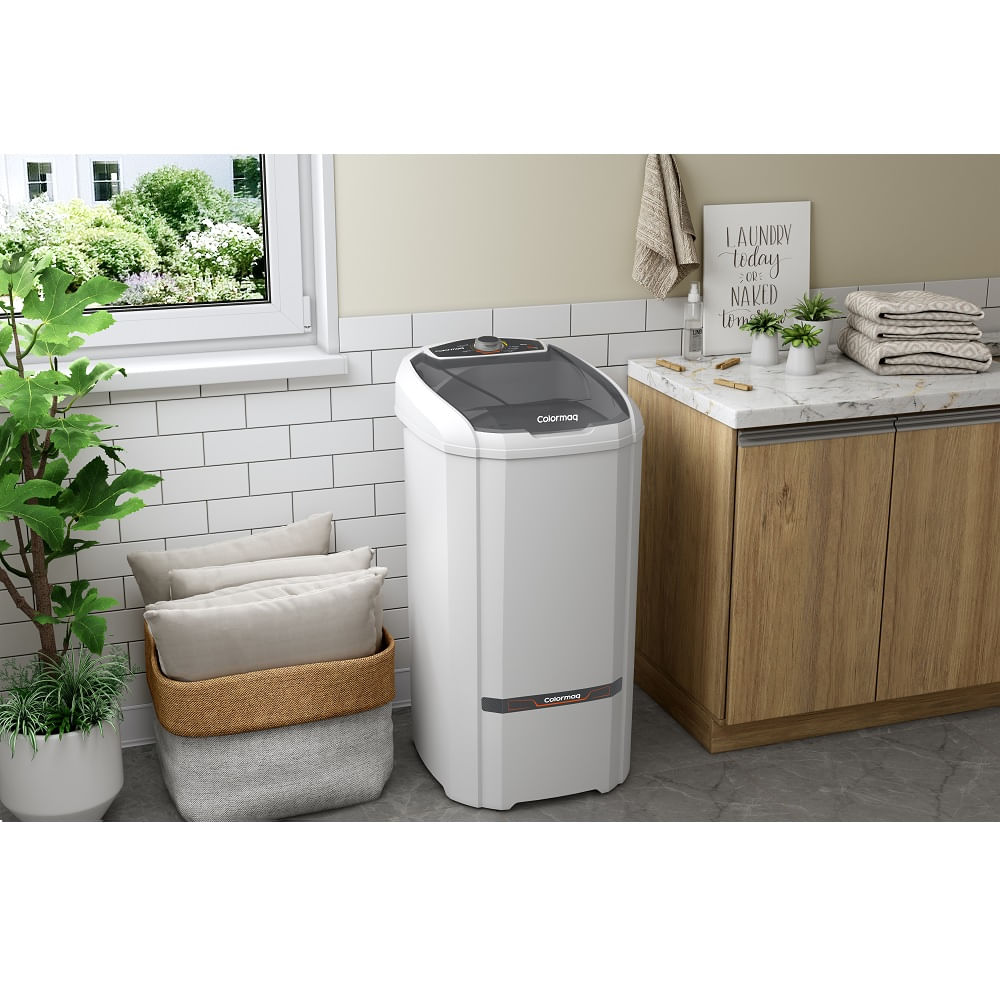 Lavadora de Roupas Semiautomática Colormaq Branca LCS10 – 220 Volts - Image 6