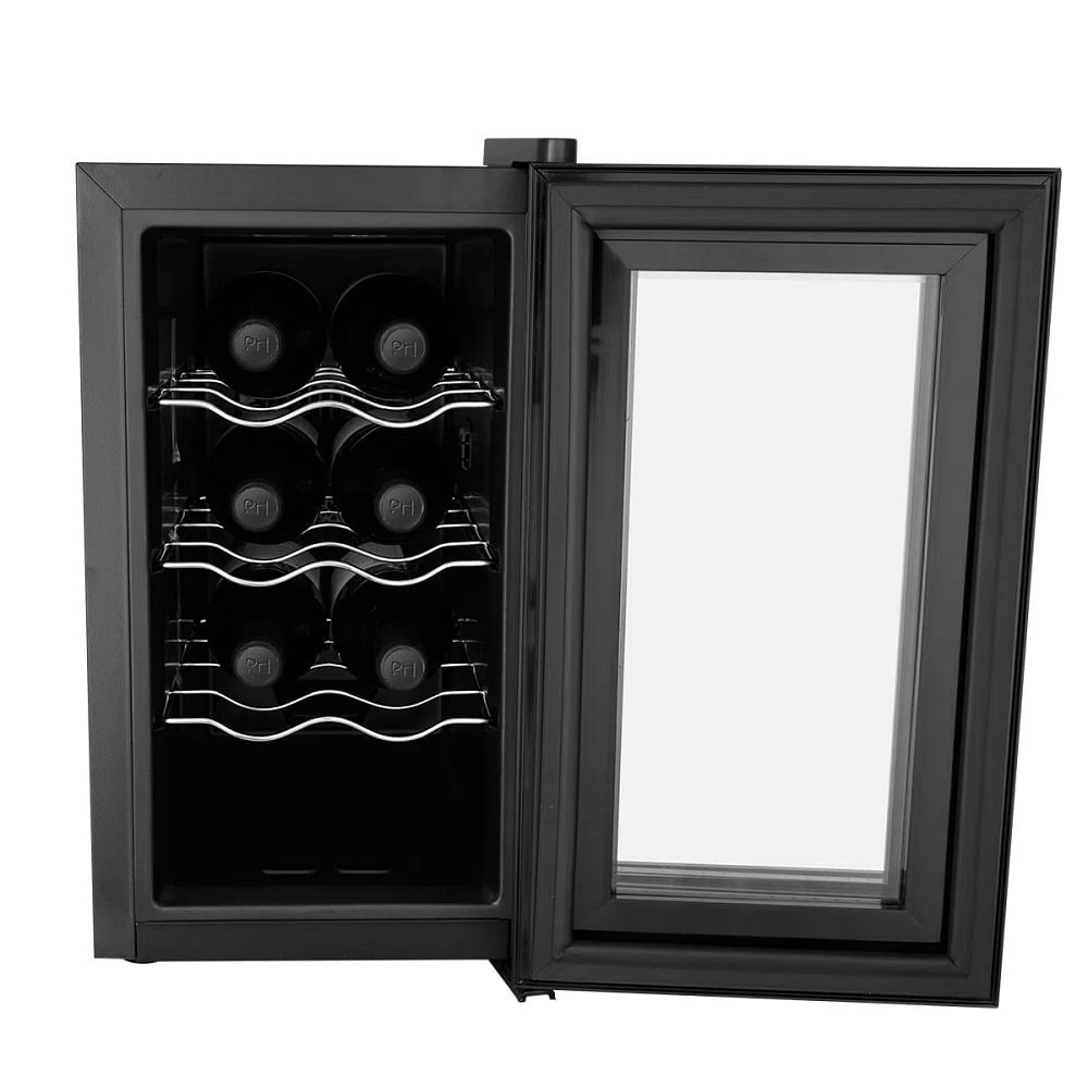 Adega Philco 8 Garrafas Display Eletrônico Preta PAD8 – 127 Volts - Image 4