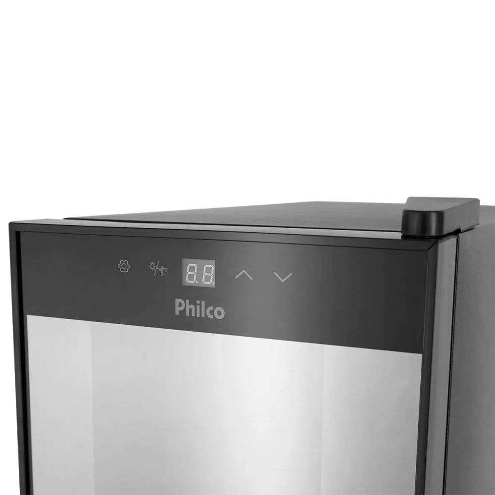 Adega Philco 8 Garrafas Display Eletrônico Preta PAD8 – 127 Volts - Image 6