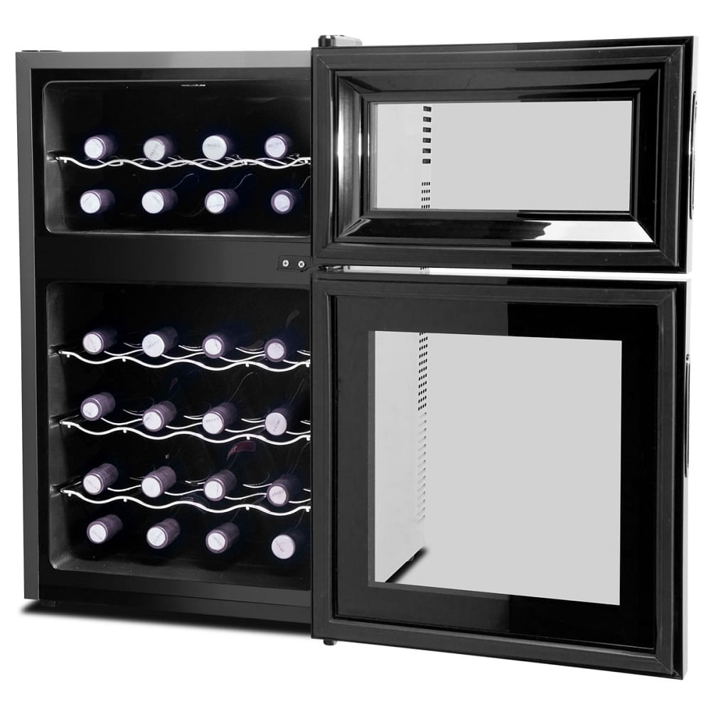 Adega Philco 24 Garrafas Titanium Duo Inox PAD24 - 220 Volts - Image 2
