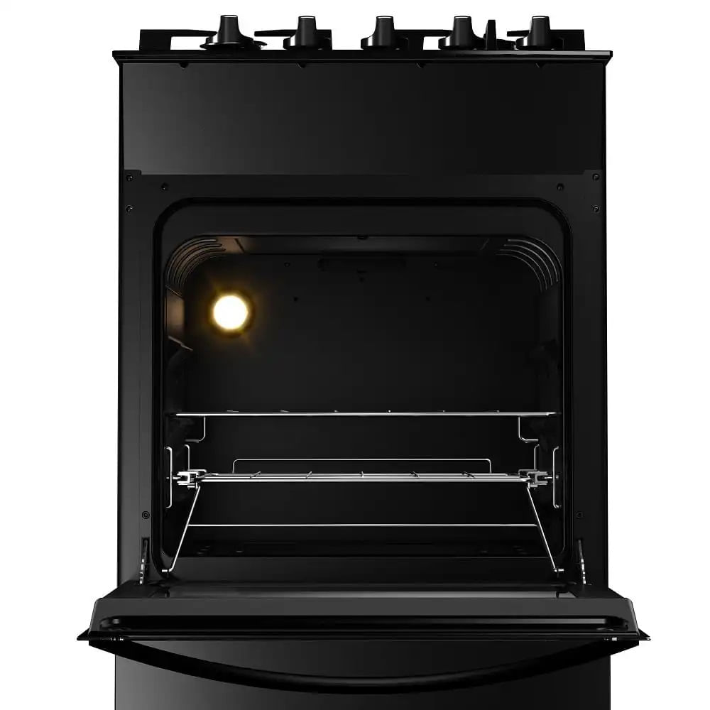 Fogão de Piso Brastemp 4 Bocas com mesa de vidro e grades duplas de ferro fundido Preto - BFO4VAE - Bivolt - Image 4