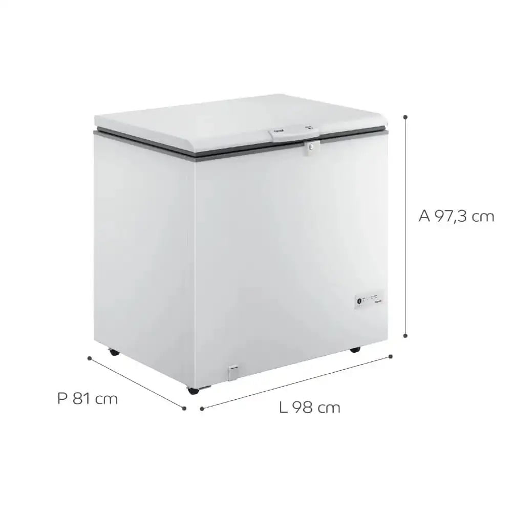 Freezer Horizontal Consul 309 Litros CHA31FB Branco 127 Volts - Image 4