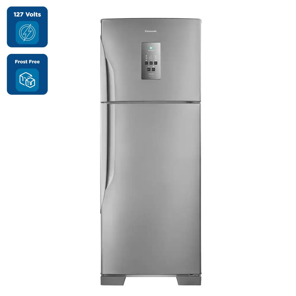 Refrigerador Panasonic Frost Free 483 Litros Aço Escovado BT55 - 127 Volts - Image 2