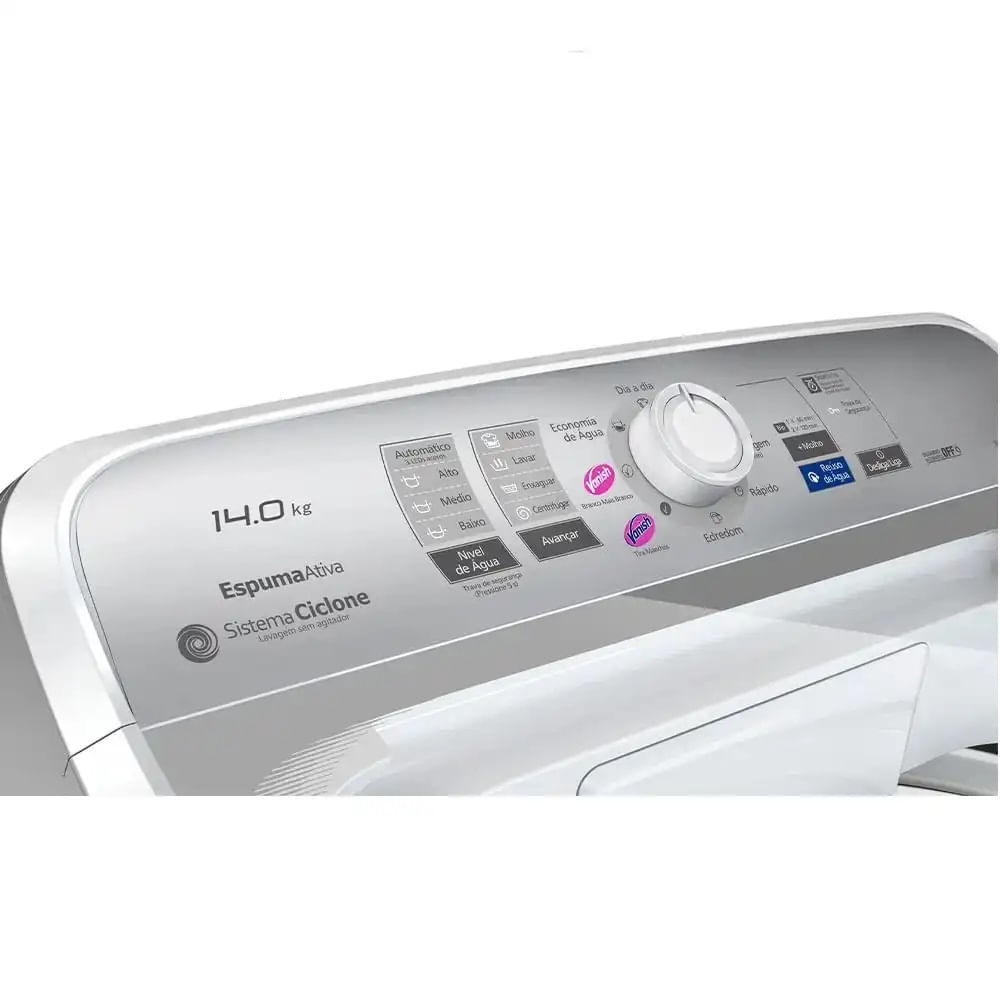 Lavadora de Roupas Panasonic 14Kg Função Vanish Branca F140 - 127 Volts - Image 5