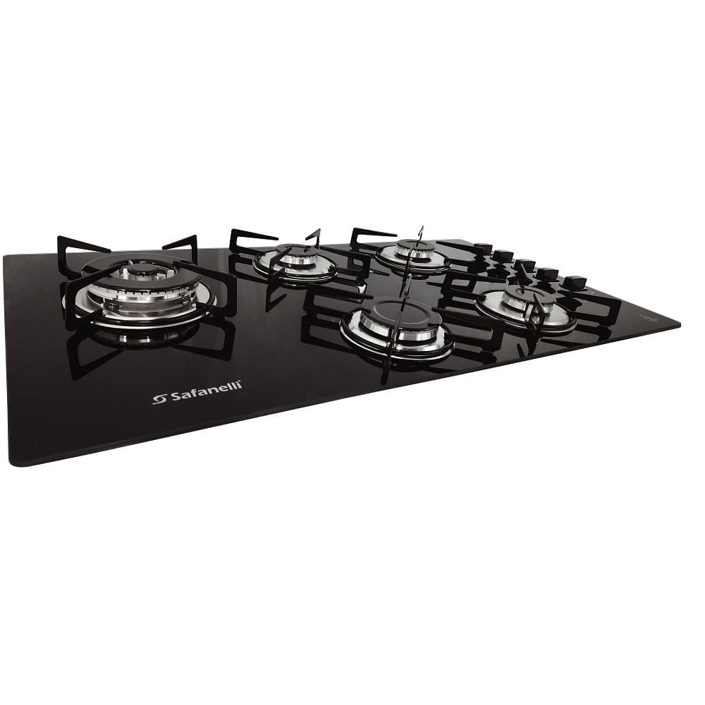 Cooktop Safanelli 5 Bocas Tripla Chama Prime Preto TRI510 - Bivolt - Image 6