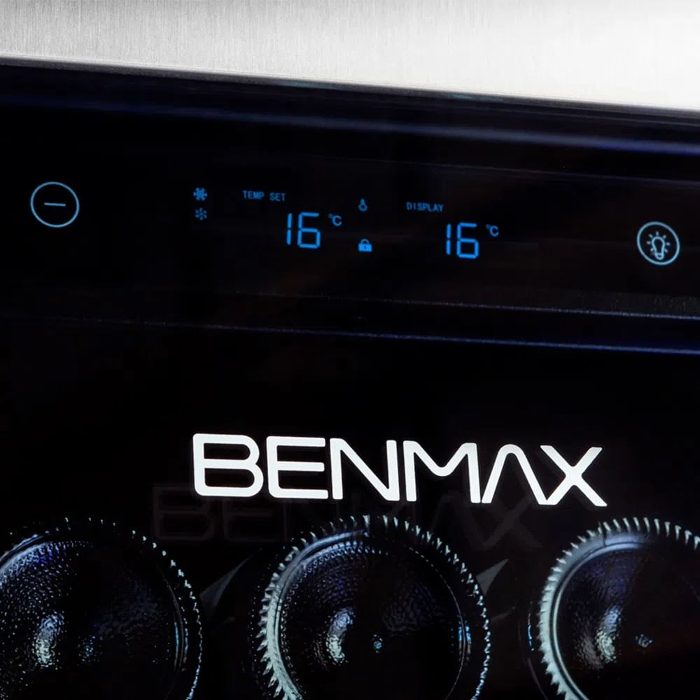 Adega Benmax 188 Garrafas Compressor Single Zone Preta BAC188 – 220 Volts - Image 5