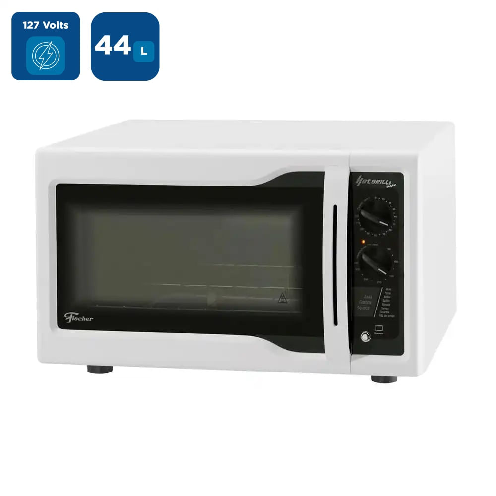 Forno Elétrico Fischer 44 Litros Hot Grill Line Branco - 127 Volts - Image 2