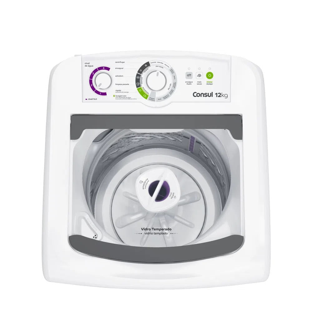 Lavadora de Roupas Consul 12Kg com Dosagem Econômica e Ciclo Edredom Branca CWH12BB – 127 Volts - Image 4