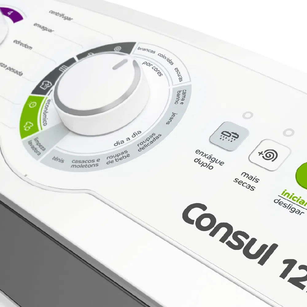 Lavadora de Roupas Consul 12Kg com Dosagem Econômica e Ciclo Edredom Branca CWH12BB – 127 Volts - Image 6