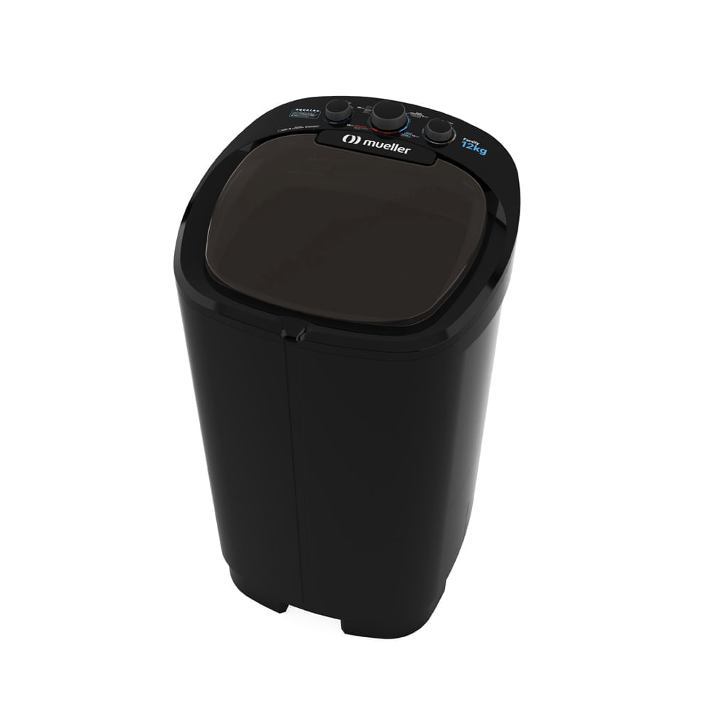 Lavadora De Roupas Mueller 12kg Family Aquatec Preta – 220 Volts - Image 4