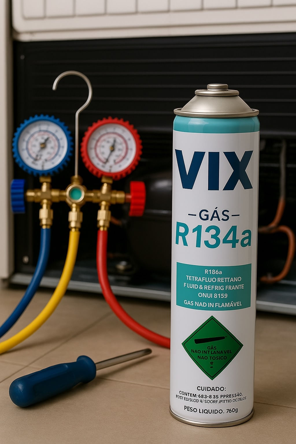 Gás Refrigerante Vix R134A Lata 750g - Image 2