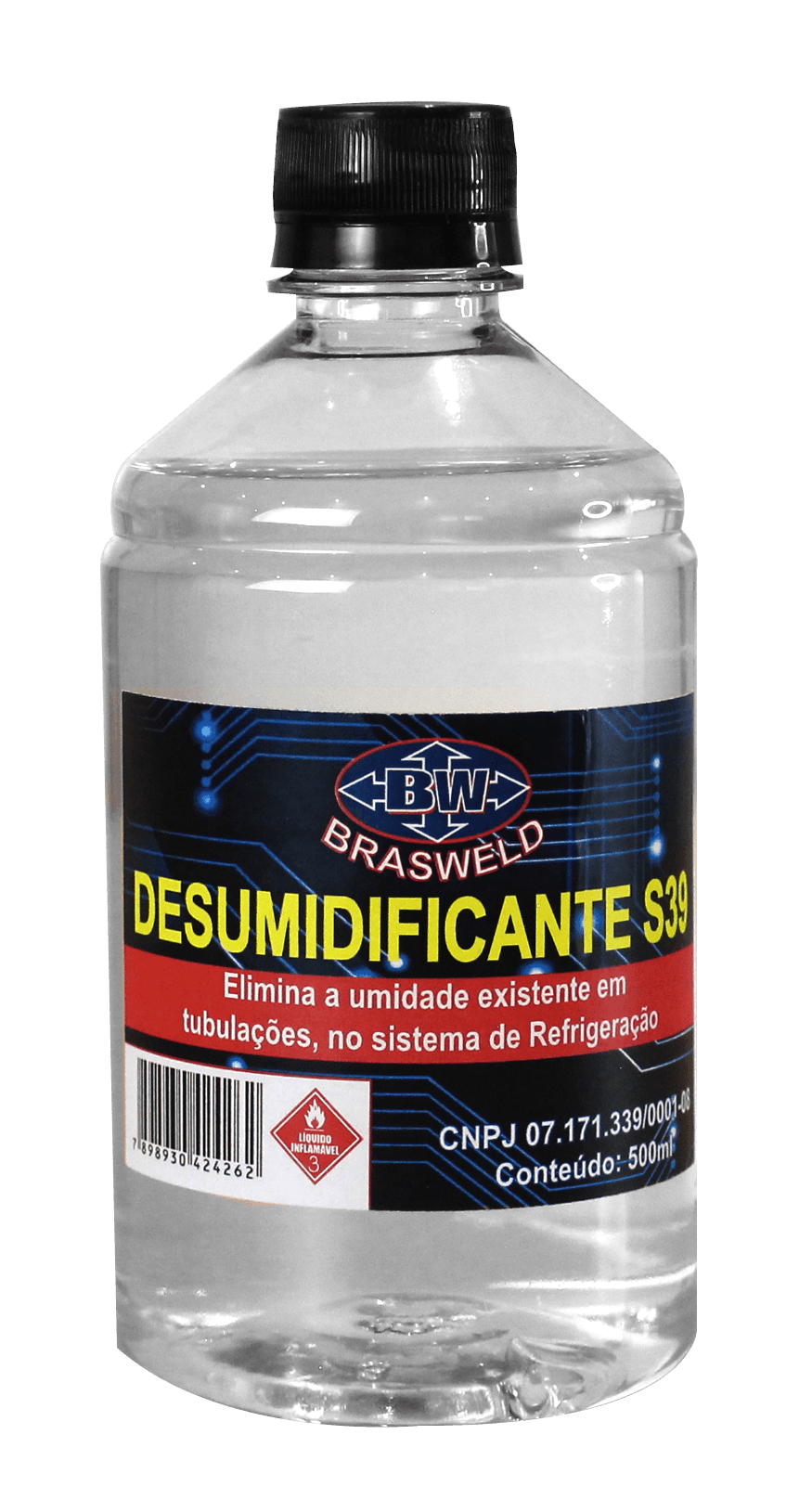 Álcool Metílico Desumificante Brasweld 500ml - S39 - Image 2