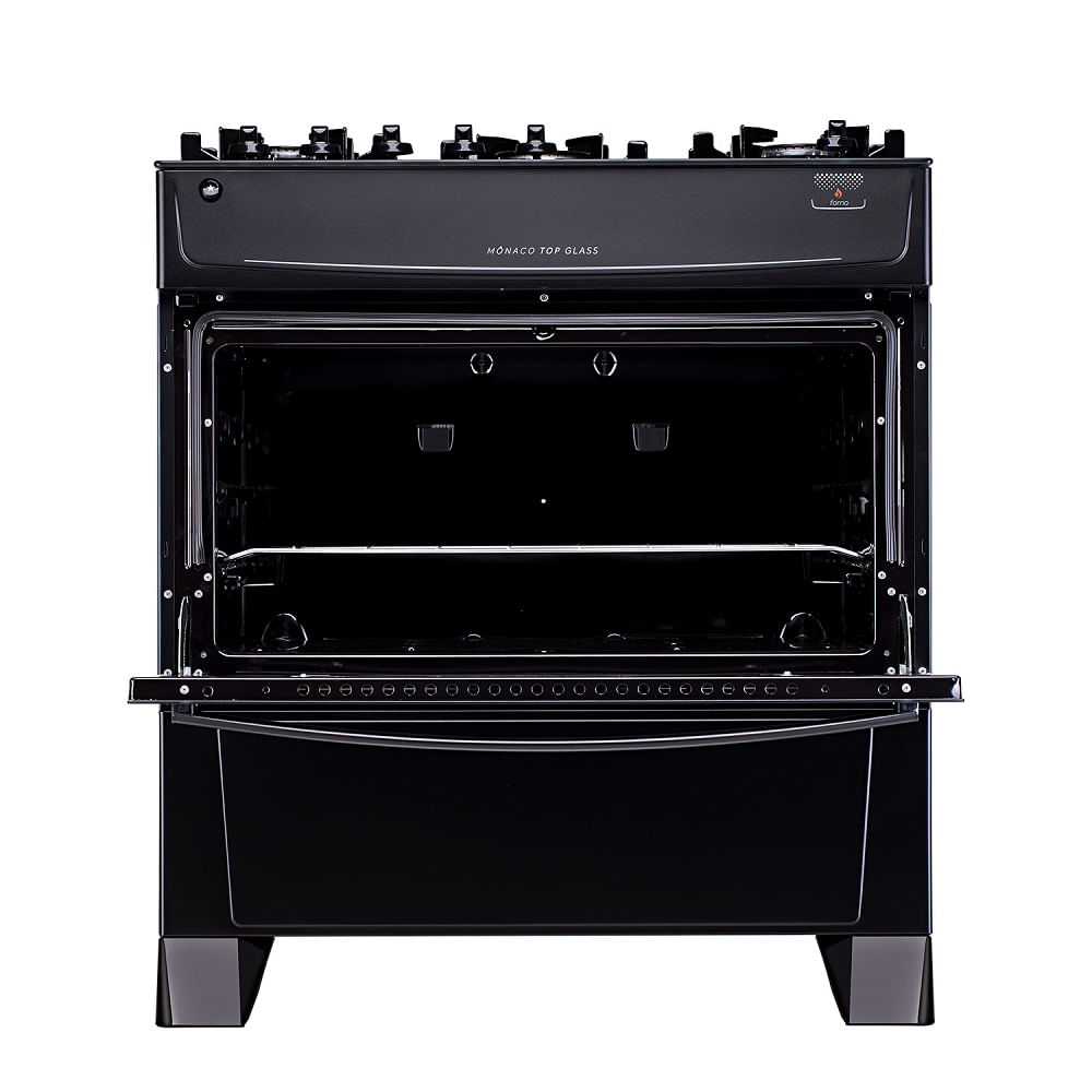 Fogão de Piso Atlas 5 Bocas Monaco Preto TOPGL – Bivolt - Image 4