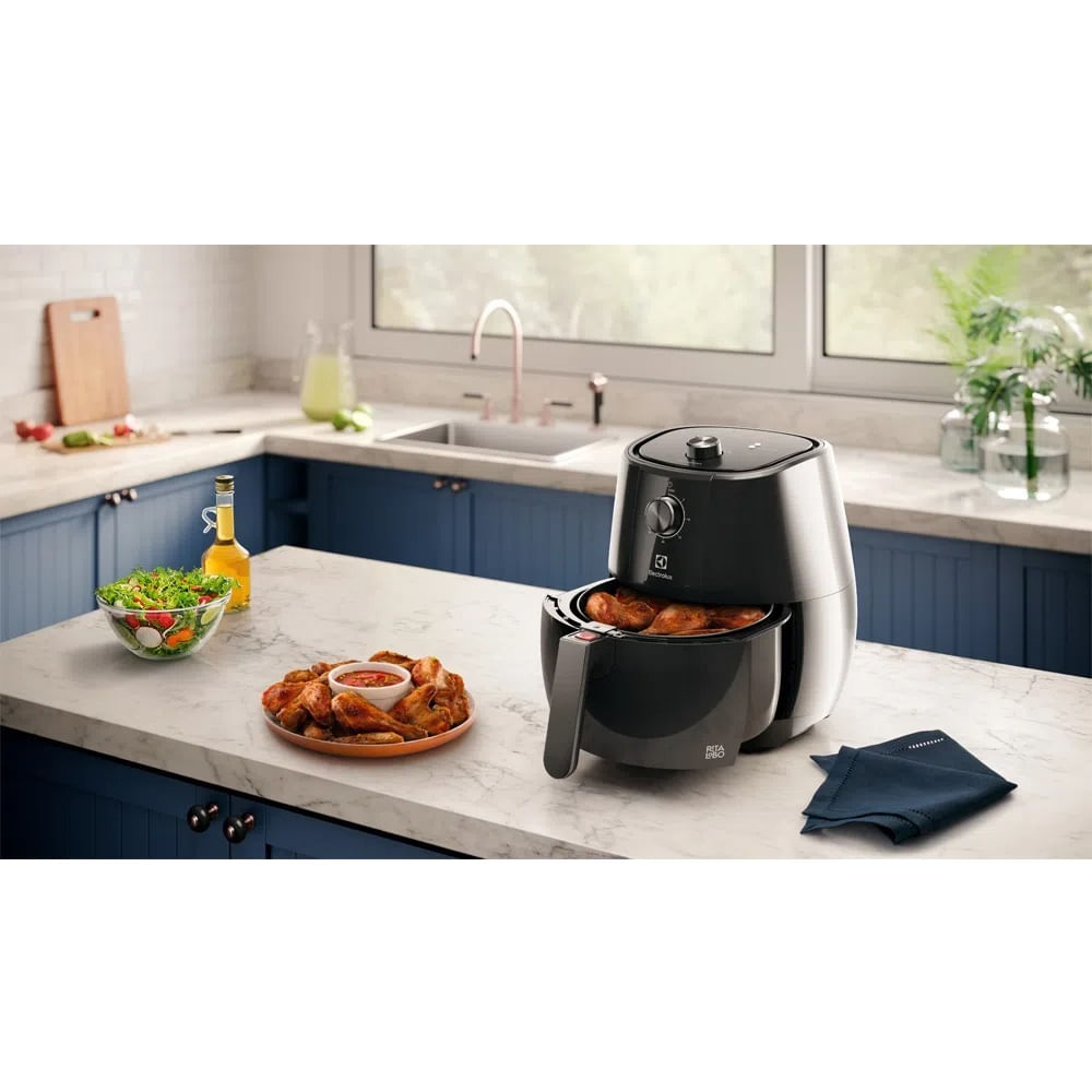 Fritadeira Elétrica Air Fry Electrolux 3,2 Litros Preta EAF10 - 127 Volts - Image 8