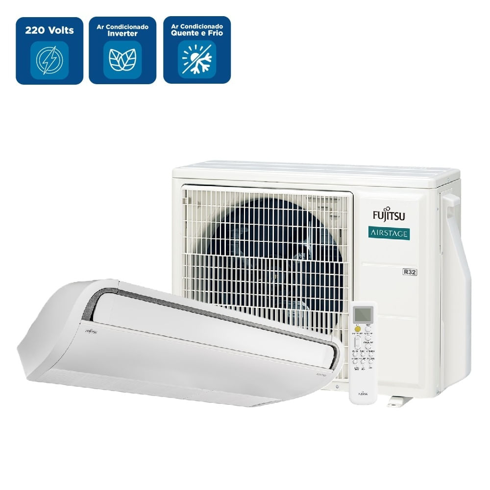 Ar Condicionado Split Teto Inverter Fujitsu Airstage Premium 24000 BTU/h Quente e Frio Monofásico ABBH24KRTA – 220 Volts - Image 2