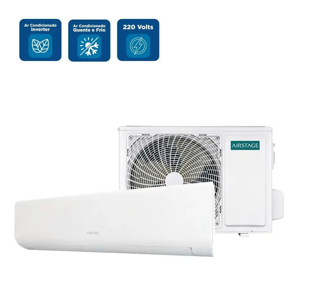 Ar Condicionado Split Hi Wall Inverter Airstage 24000 BTU/h Quente e Frio ASKA24KPBA-Z - 220 Volts - Image 2