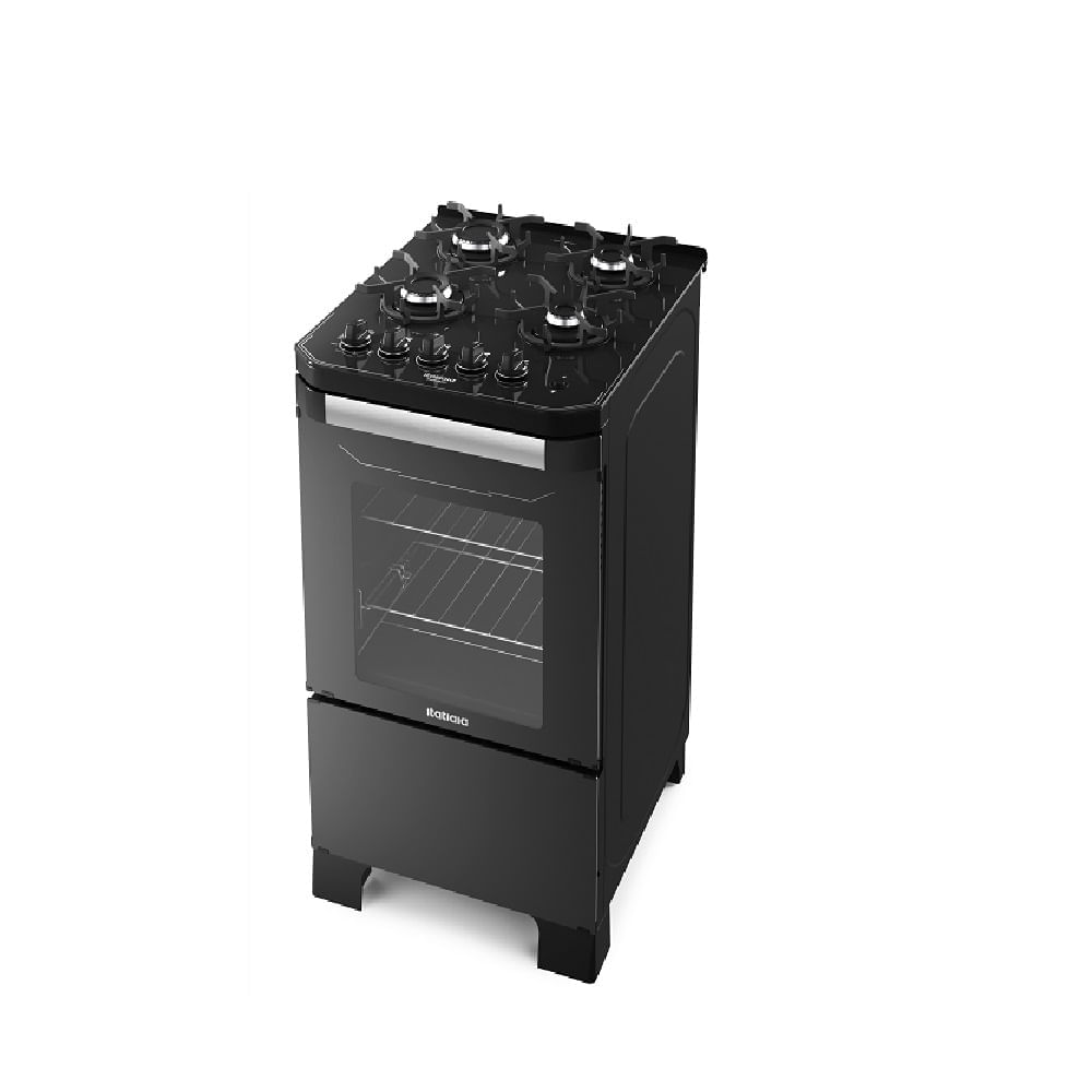 Fogão de Piso Itatiaia 4 Bocas Itamaster Preto – Bivolt - Image 3