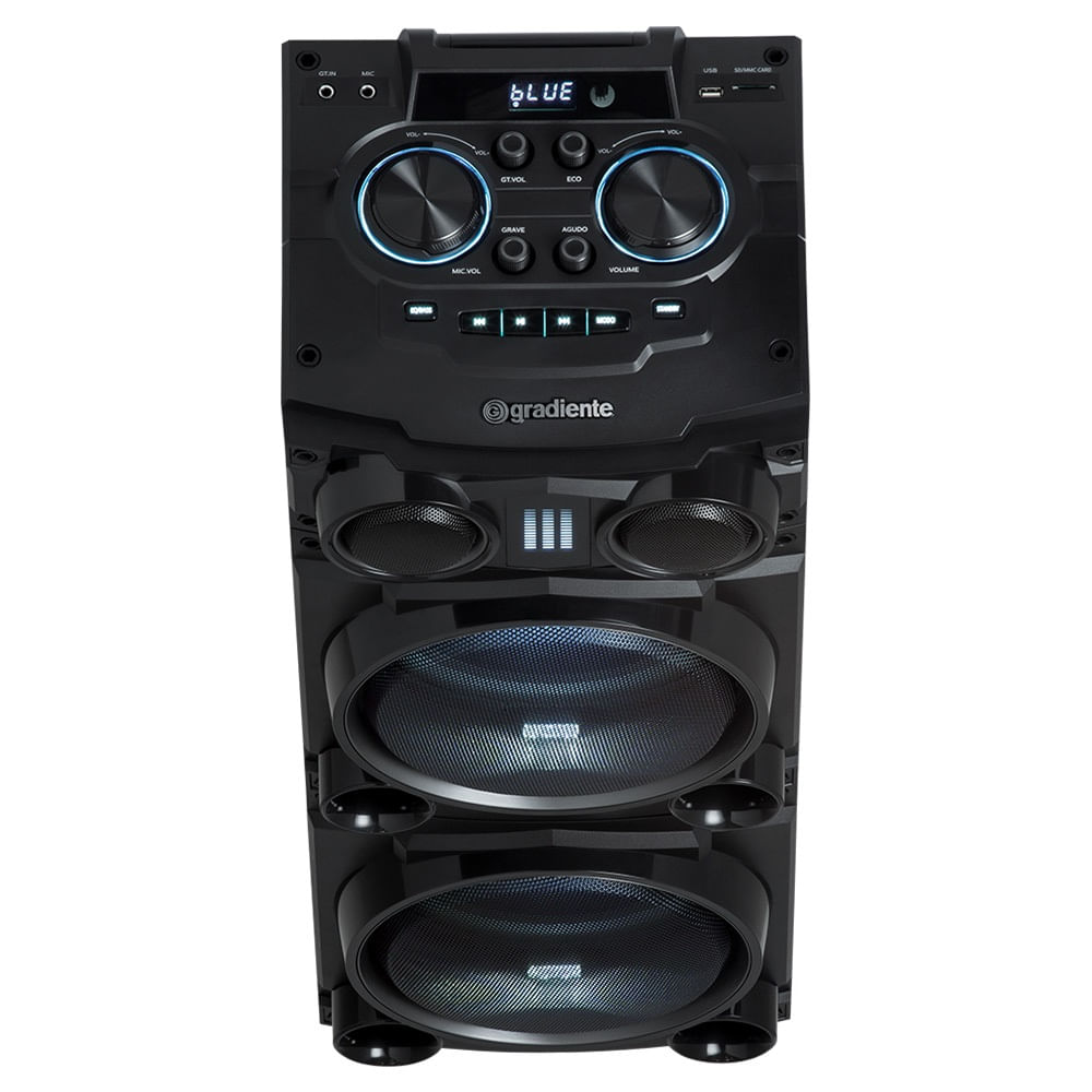 Torre de Som Gradiente Black Bass 10 Preta GDB10M – Bivolt - Image 5