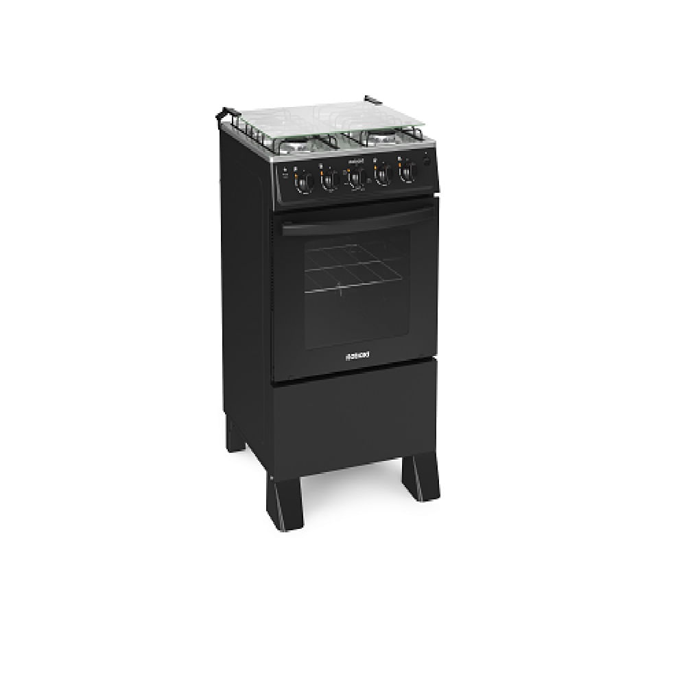 Fogão de Piso Itatiaia 4 Bocas Star New Preto – Bivolt - Image 3