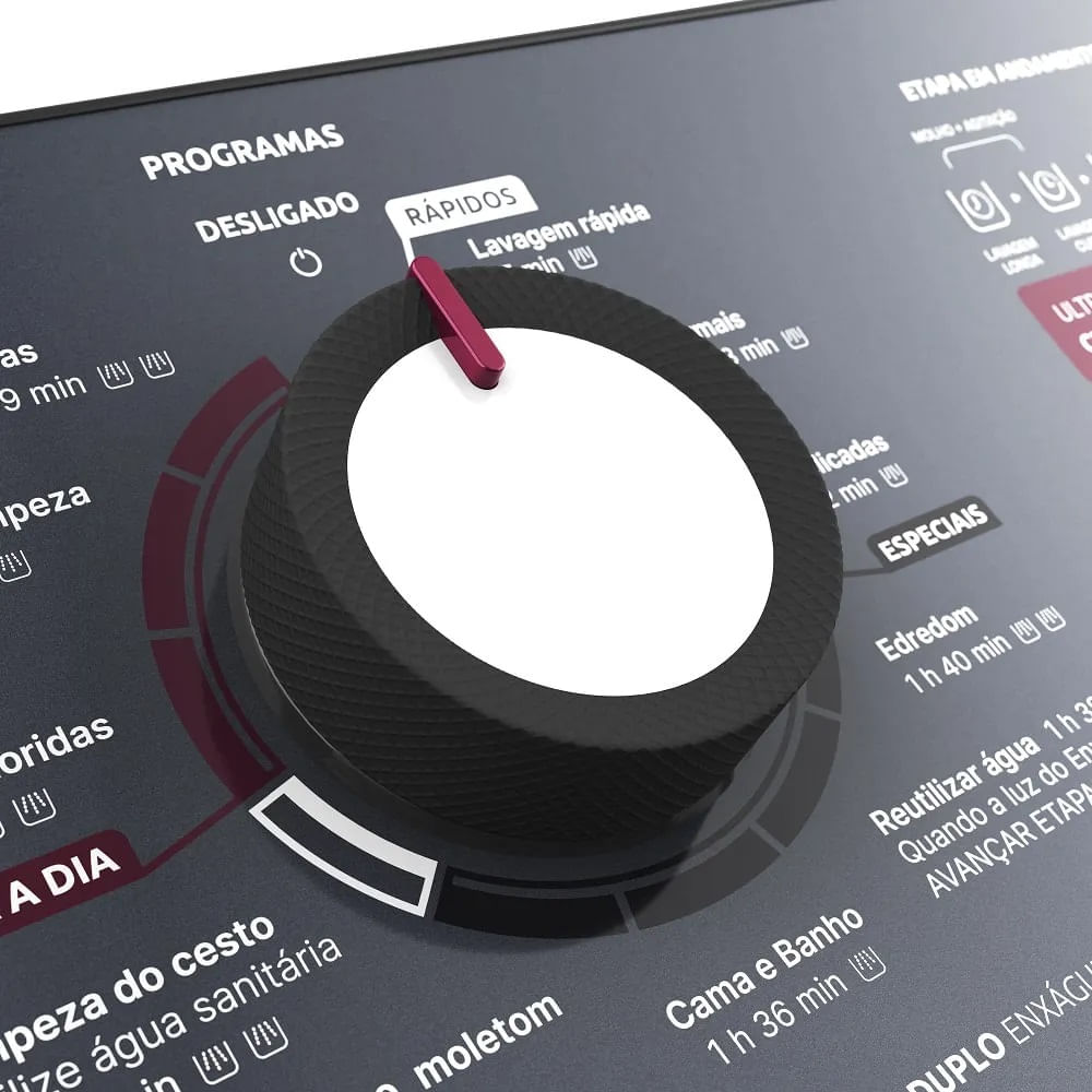 Lavadora de Roupa Automática Mueller 17Kg com Ultracentrifugação e Ciclo Rápido Branca MLA17 – 127 Volts - Image 8