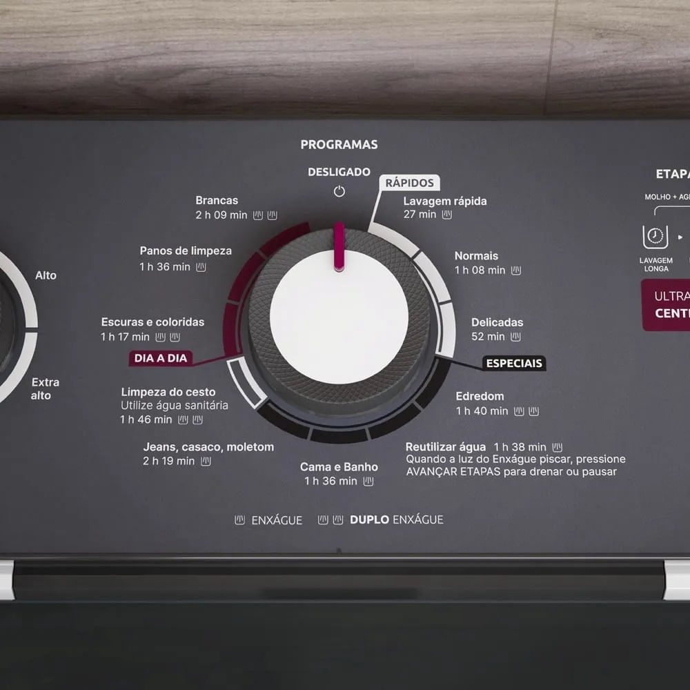 Lavadora de Roupa Automática Mueller 15Kg Ultracentrifugação e Ciclo Rápido Branca MLA15 – 127 Volts - Image 11