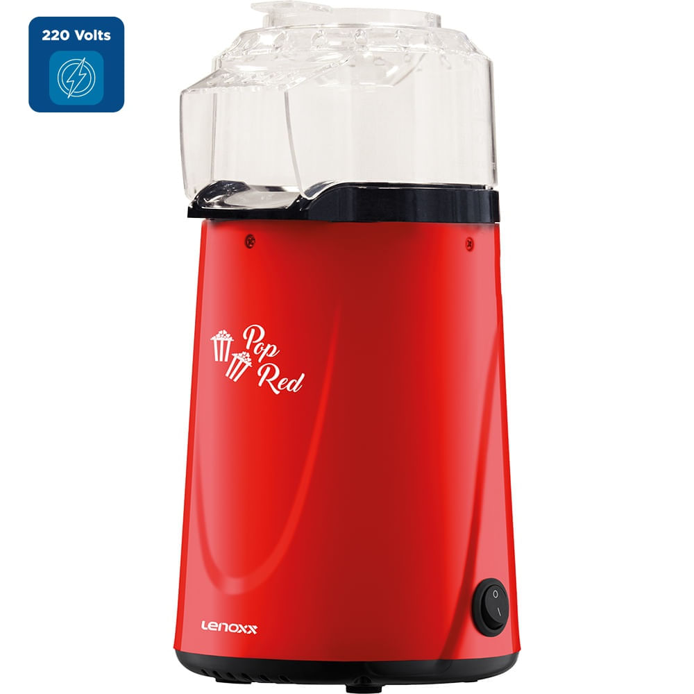 Pipoqueira Elétrica Lenoxx 1200W Pop Red Vermelha PPC 953 – 220 Volts - Image 2