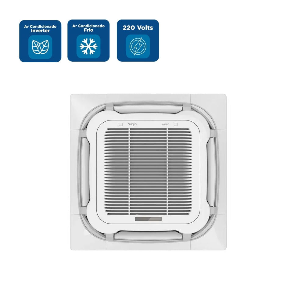 Ar Condicionado Split Cassete 4 Vias Inverter Elgin Plus 36000 BTU/h Frio Monofásico 45KDFI36C2NA – 220 Volts - Image 2