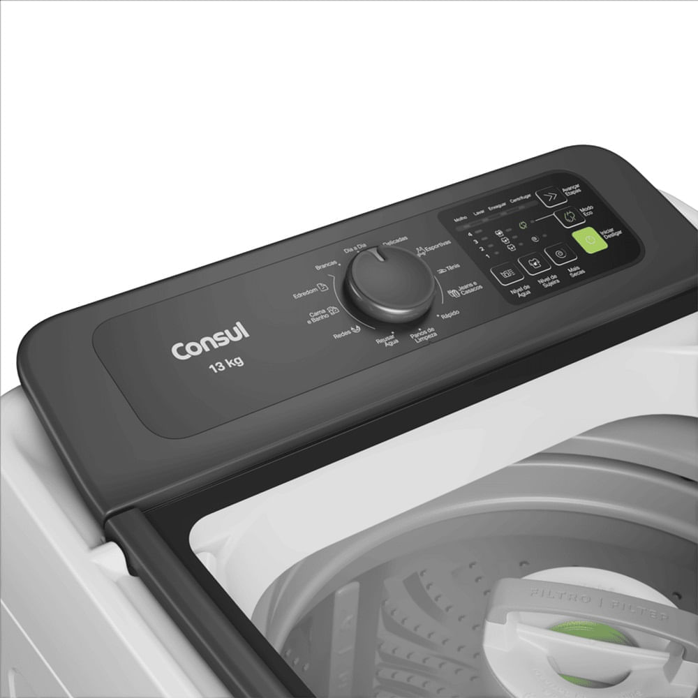 Lavadora de Roupas Consul 13Kg com Modo Eco Branca CWN13AB – 220 Volts - Image 5