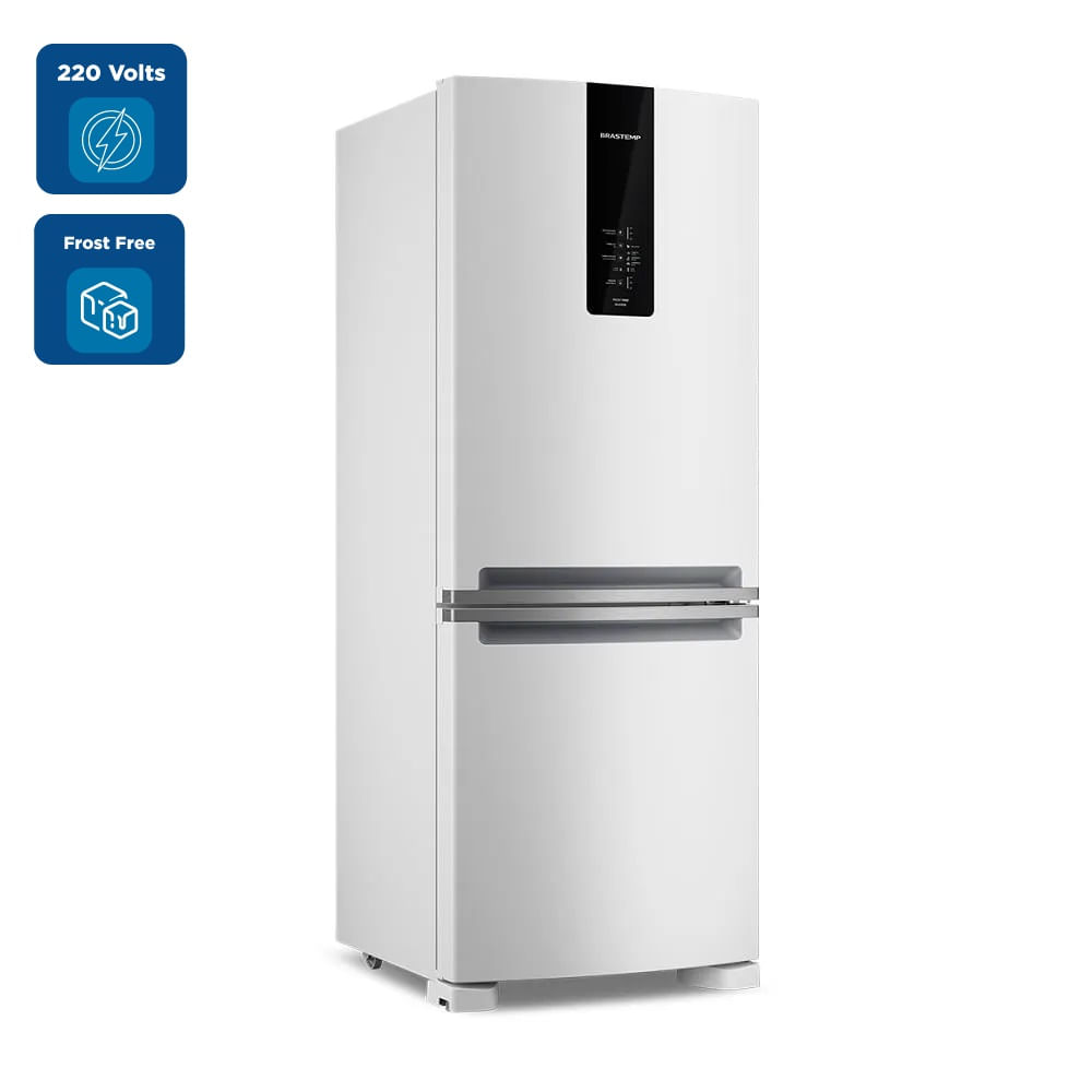 Refrigerador Brastemp 447 Litros Frost Free Inverse Branca BRE57FB – 220 Volts - Image 2