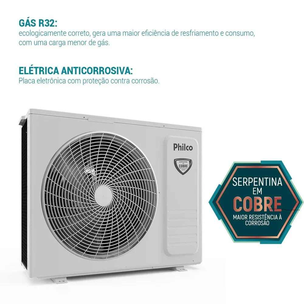 Ar Condicionado Split Hi Wall Philco 18000 BTU/h Frio PAC18FI – 220 Volts - Image 9