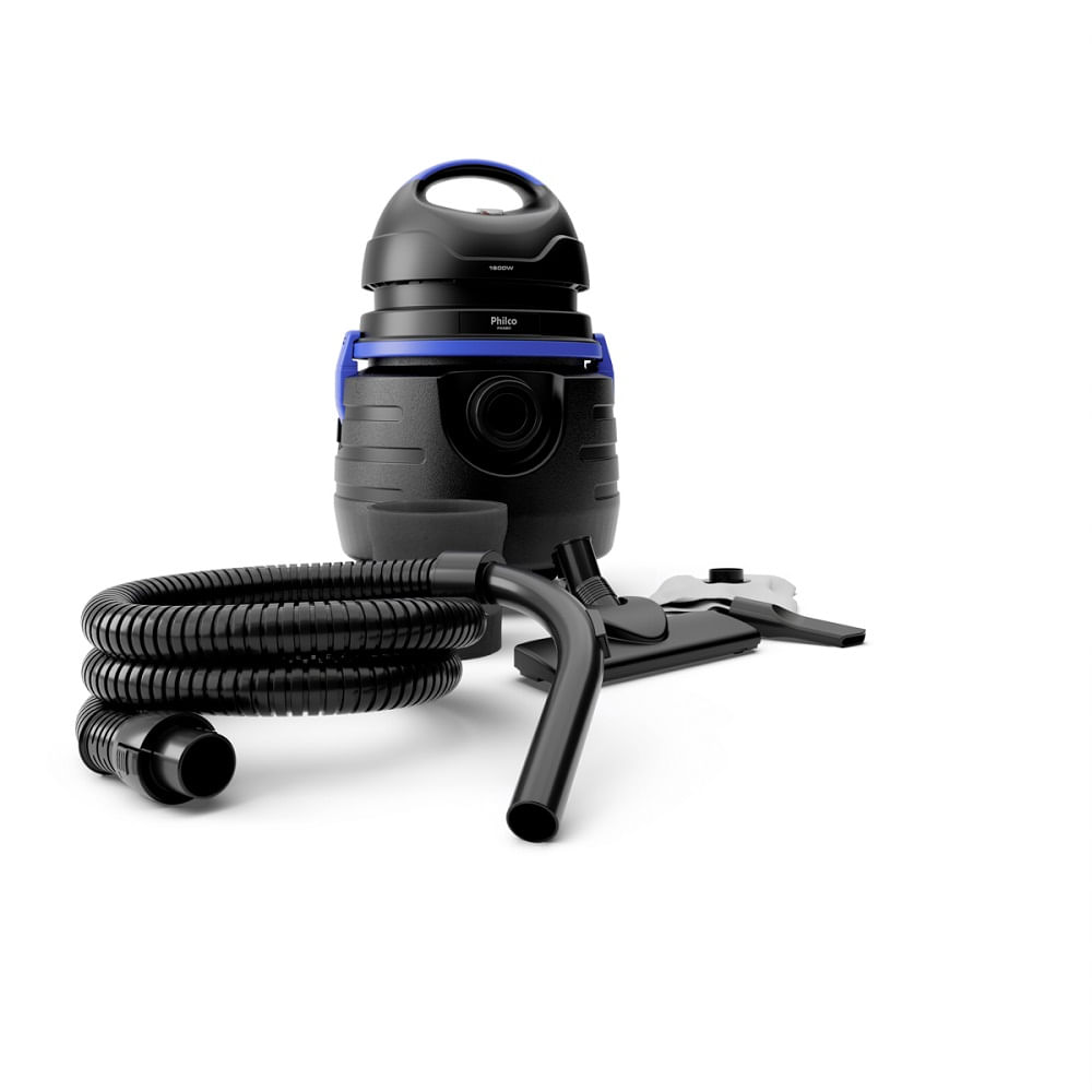 Aspirador de Água e Pó Philco 20 Litros Preto e Azul PAS80 – 220 Volts - Image 9