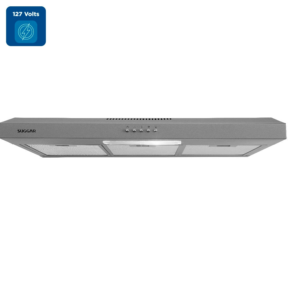 Depurador de Ar Slim Suggar 80cm Prata DPS181PR – 127 Volts - Image 2