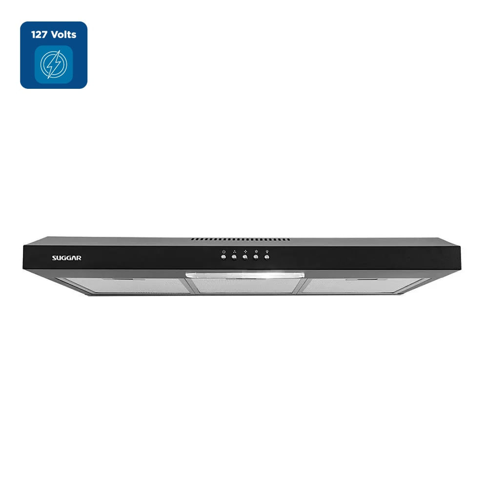 Depurador de Ar Slim Suggar 80cm Preto DPS181PT - 127 Volts - Image 2
