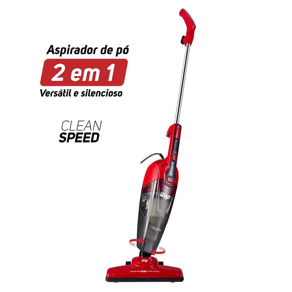 Aspirador de Pó Vertical WAP Clean Speed 2 em 1 – 220 Volts - Image 3
