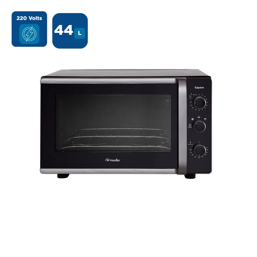 Forno Elétrico Mueller 44 Litros Preto Sapore – 220 Volts - Image 2