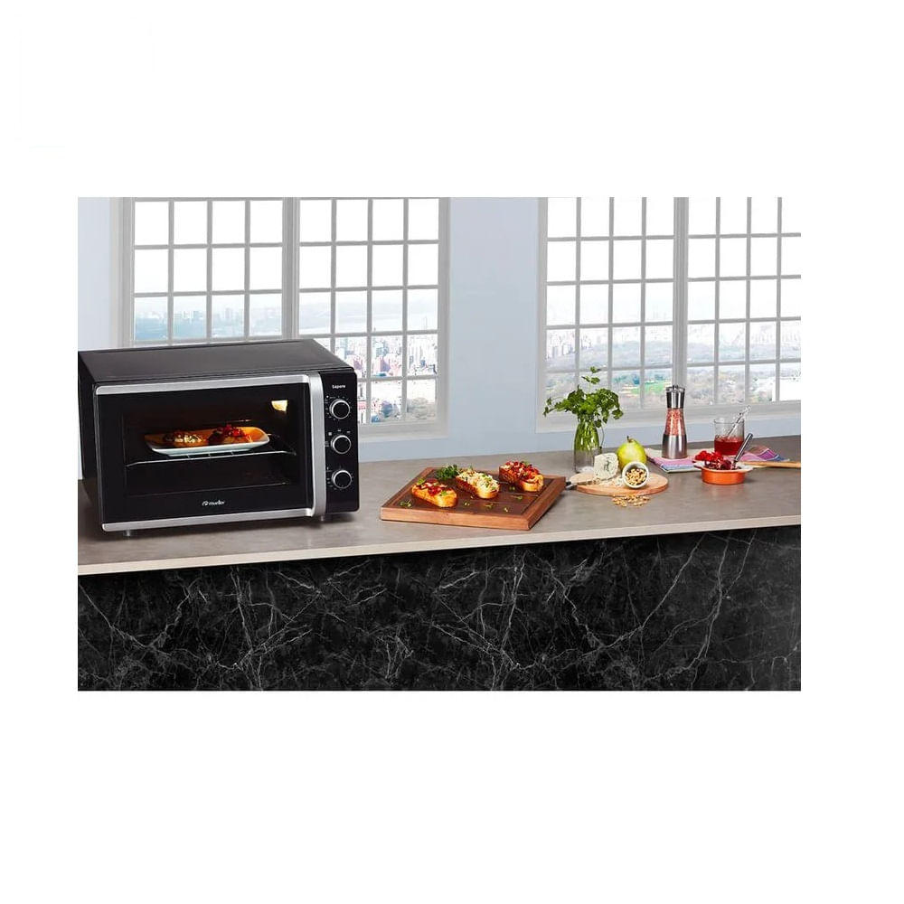Forno Elétrico Mueller 44 Litros Preto Sapore – 220 Volts - Image 6